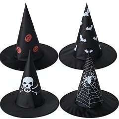 ハロウィーン帽子魔女オックスフォード布呪術師帽子衣装用品舞踏会魔法魔女帽子化粧衣装道具