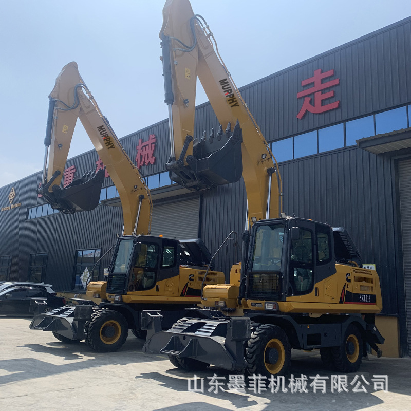 山东挖掘机厂家直供多种规格供应全液压轮式挖掘机 建筑工程挖机