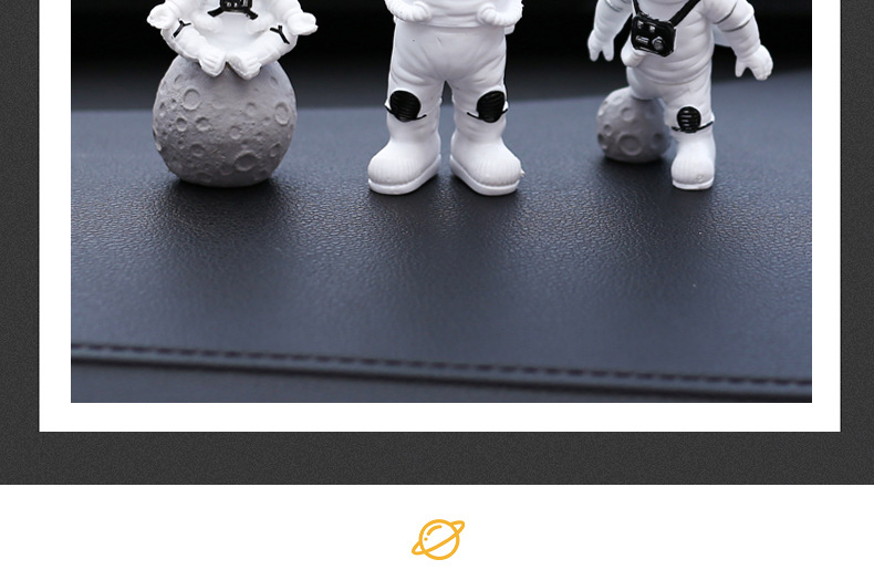 Car Ornaments Astronaut Car Center Console Accessories Car Interior Interior Interior Decoration Supplies Roof Dashboard