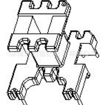 【厂家直销】价格优惠 变压器骨架 EE1607 立式5+2加宽