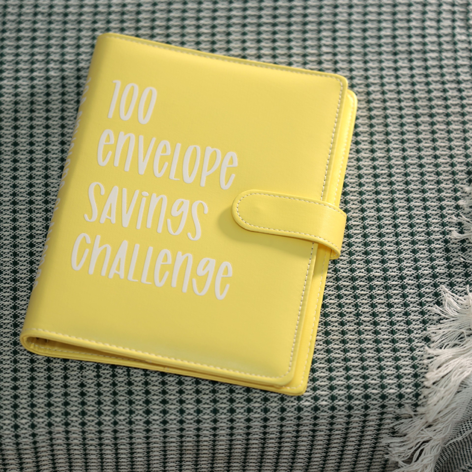 100 sobre desafío Binder100 sobres guardar desafío A5 cubierta de la carpeta