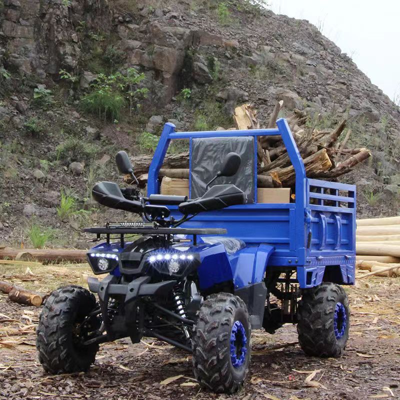 Little God of War All-Terrain Agricultural Vehicle Four-Wheel Atv Off-Road Motorcycle Gasoline Belt Trailer Mountain Atv