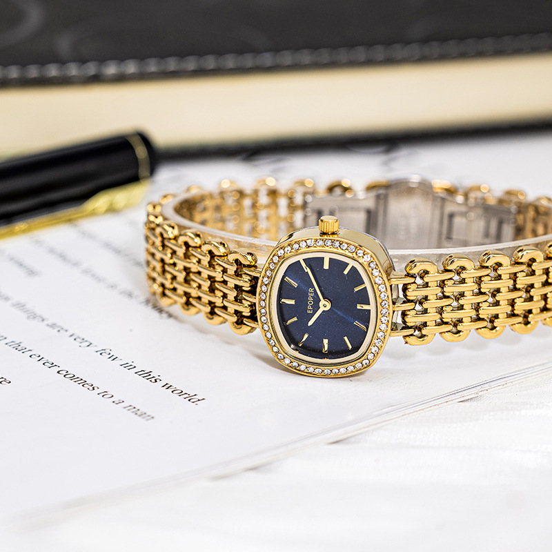 High-End Fashion Accessible Luxury Second-Hand Bracelet Women's Watch French Ins Style Waterproof Elegant Trendyy Niche Watch