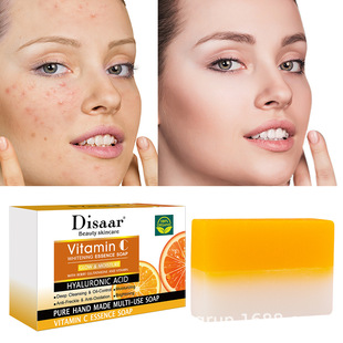 Disaar cross-border handmade two-color Soap VC essential oil Soap hydrating Brightening Cleansing handmade Soap wholesale Soap