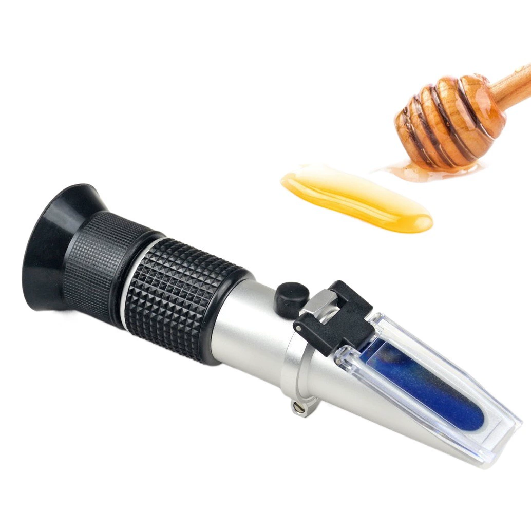 Рефрактометр для меда, влажность три в одном, использует тестер влажности меда с диапазоном пропорций 58-90% с ATC