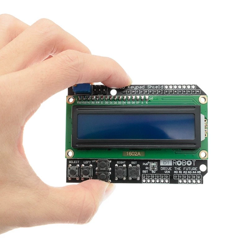 LCD1602 символьная LCD плата ввода-вывода расширение для панели LCD KeyPad Shield