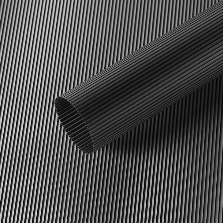 Fábrica de fiestas de flores al por mayor nueva línea de textura flor embalaje florista de color sólido papel de envoltura flor