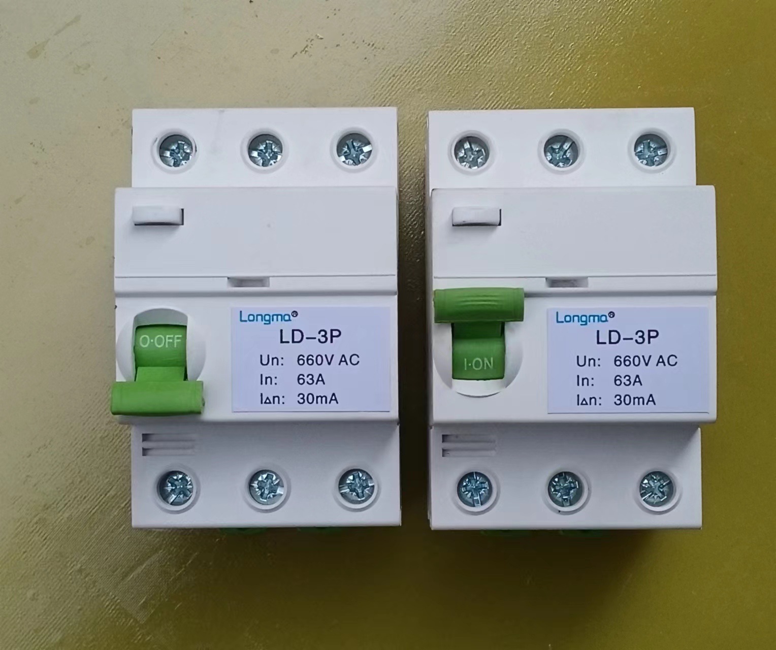 隆马电器 三相漏电断路器115V 230V 460V美国漏电开关RCCB