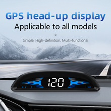 新品HUD車載高清抬頭顯示器 G2 GPS汽車戶外越野車速指南平視儀