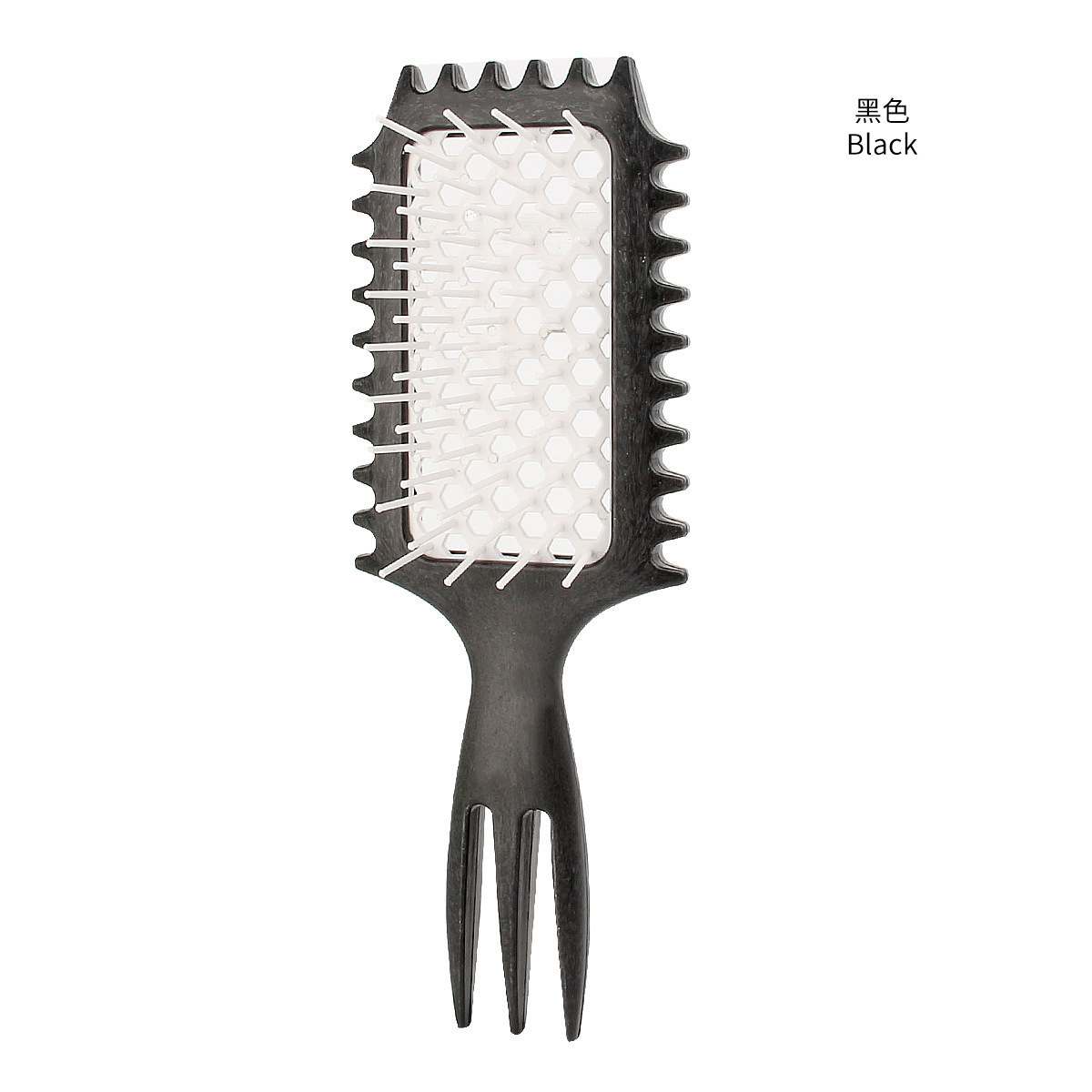 Hot sale cabello WANMEI hueco pein de modelado multifuncional extrusor de pasta de cola afilada pein flojo rebote rizado