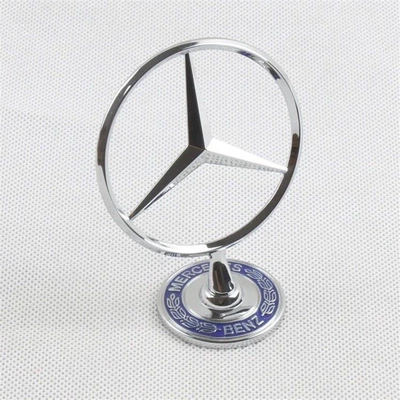 Suitable for Mercedes-Benz Vito, A-Class, B-Class, GLC, GLA, GLE, and V260L models; used for modifying the engine hood with a custom emblem (Car logo) - standard-45cm