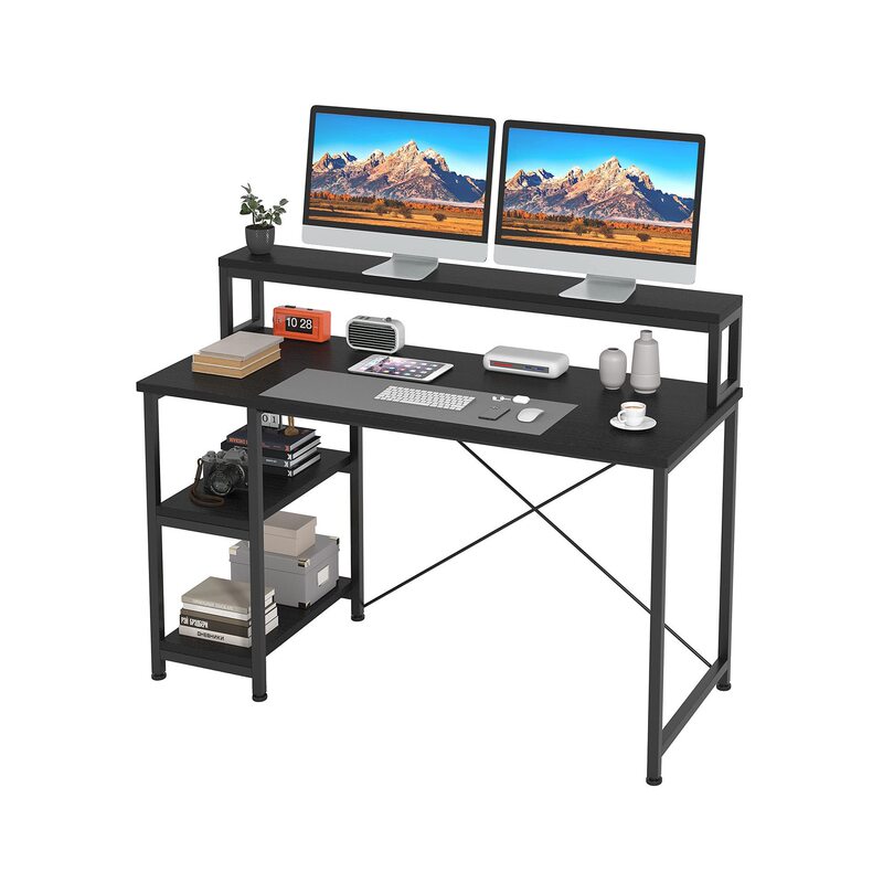 Home Bedroom Desktop Computer Desk Study Room Simple Desk with Storage Shelves Modern Minimalist Work Desk Wholesale Home Bedroom Desktop Computer Desk Study Room Simple Desk with Storage Shelves Modern Minimalist Work Desk Wholesale