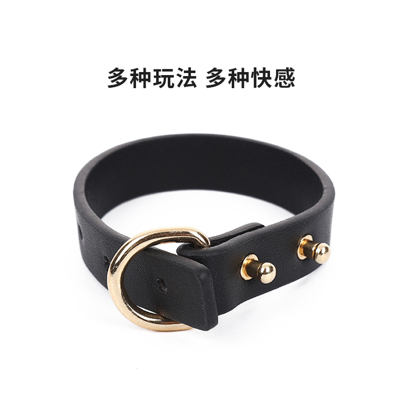 大人のおもちゃ革シングルベルト手錠カップルコスプレ罰小道具ブレスレット sm セックス製品ボンデージ