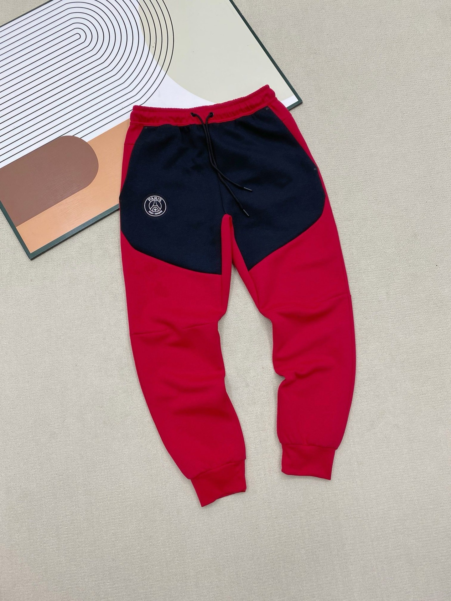 Pants. black and red / M