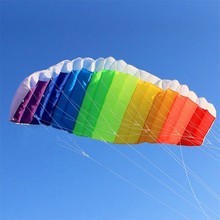 free shipping 270cm dual line large Parafoil kites fly跨境专