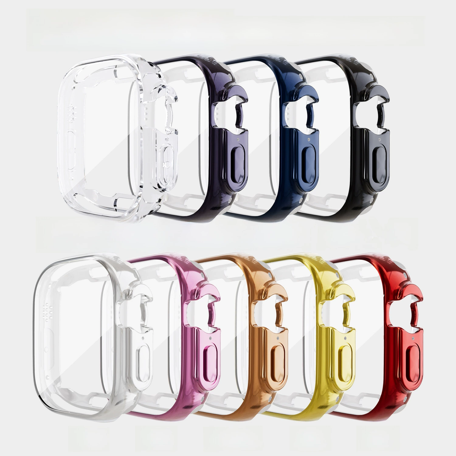 Подходит для iwatch10 полный защитный чехол для Apple Watch AppleWatchS8 Ultra прозрачный tpu защитный чехол крышка