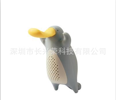 회색 오리너구리 티포트