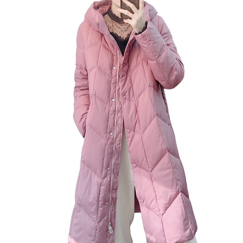 2025年冬季新品专柜品牌时尚气质休闲A版百搭中长款羽绒服320