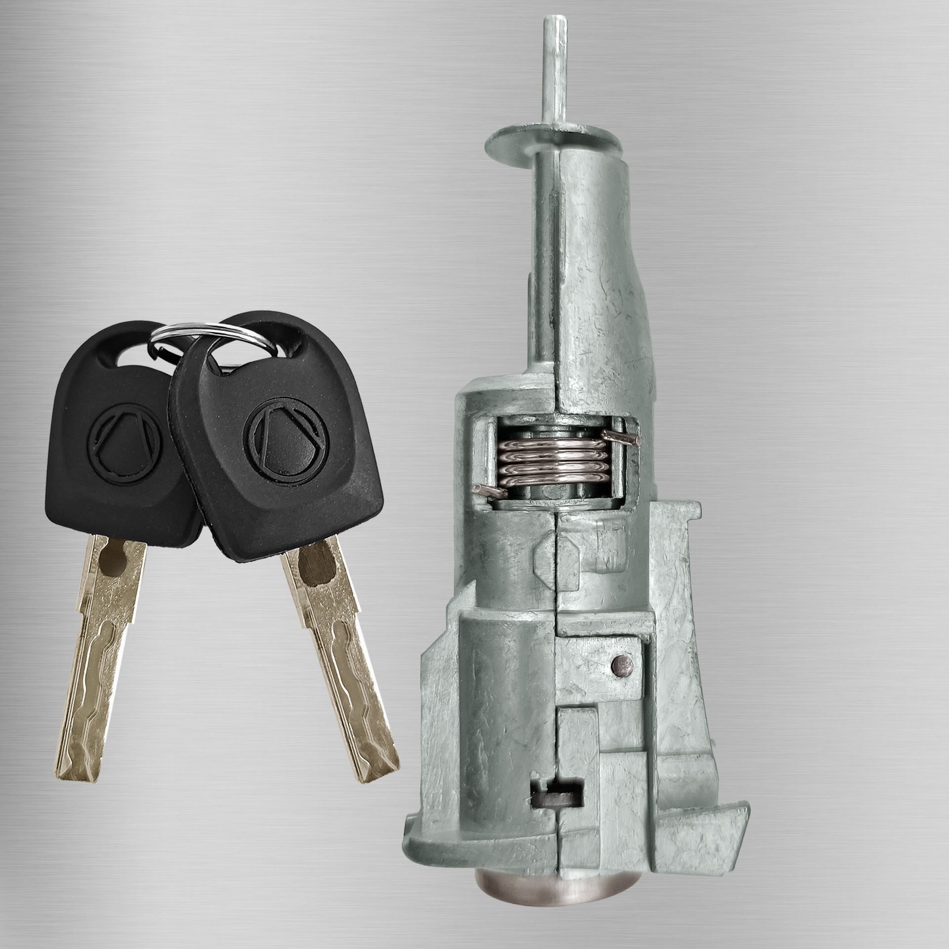 Transfronterizo Volkswagen Skoda Ming锐 puerta de cerradura 2 llaves piezas de automóvil 1Z0837167C 6Y0898167E