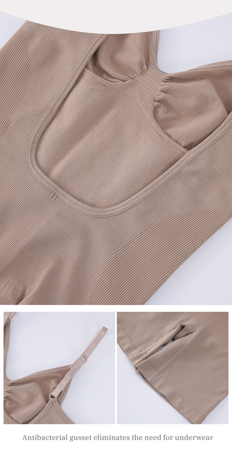 Women's Shapewear Bodysuit, Backless Hip Lifting Waist Trainer_voghion.com
