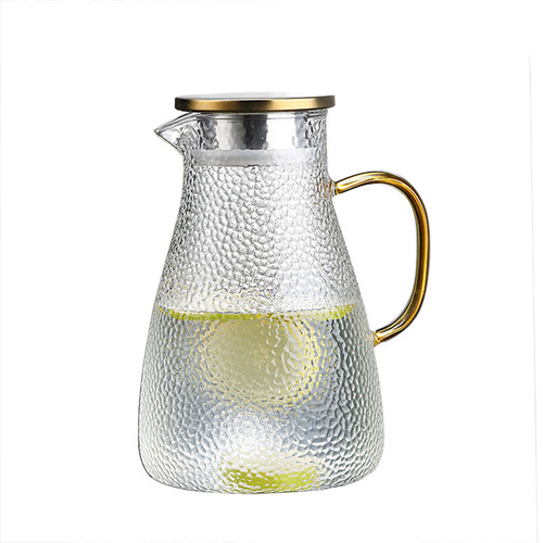 Cold kettle household living room boiled water kettle heat-resistant thickened large-capacity high-temperature-resistant glass cold kettle set