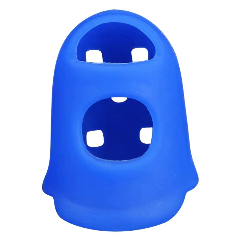 Утолщенный универсальный силиконовый чехол для левого пальца, гитарный чехол для гитарных струн, защитный чехол для гитарного пальца, износостойкий и нескользящий