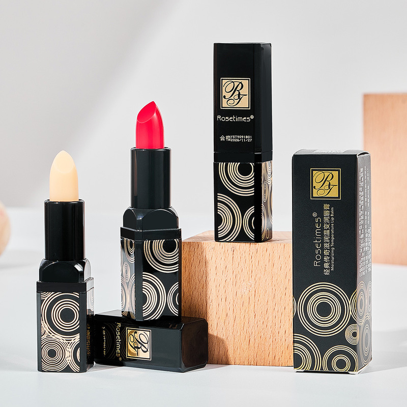 Rose era red cherry legendary classic color-changing lip balm temperature-changing lipstick moisturizing moisturizing Rose era red cherry legendary classic color-changing lip balm temperature-changing lipstick moisturizing moisturizing