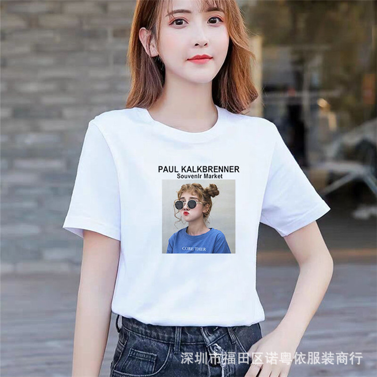 女装白色短袖T恤