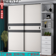 衣柜门推拉门滑移门现代简约欧式柜门卧室衣橱环保实木门