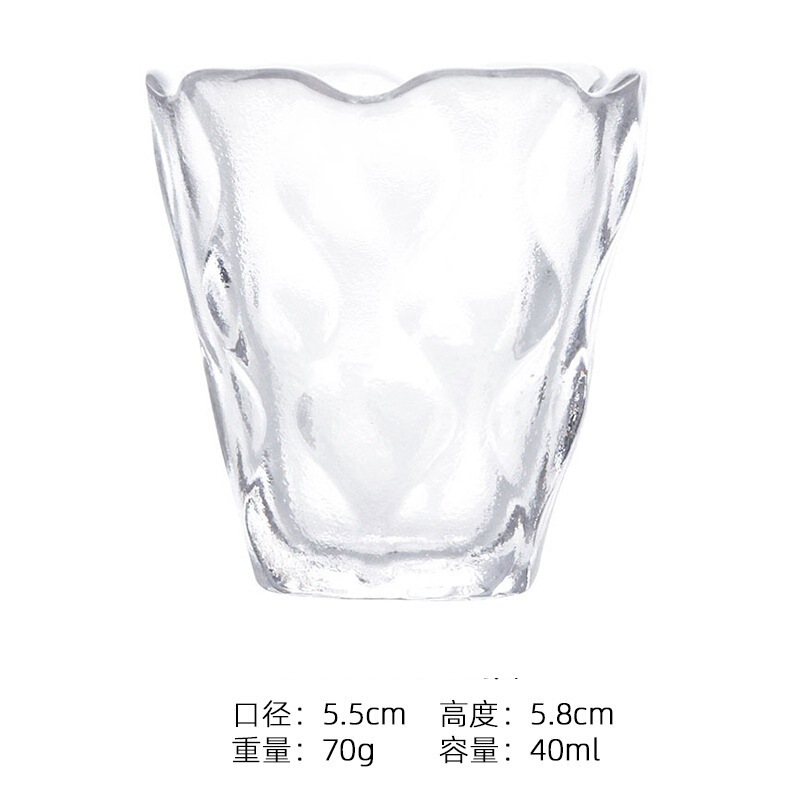日本式ガラスカップ家庭用透明主人カップ|undefined
