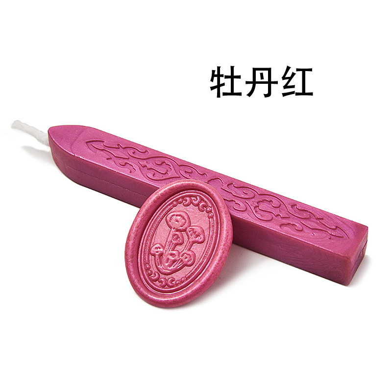 Tira de cera de sello de laca de fuego 42 cinta de plomo tira de cera de sellado sobre sello de regalo con núcleo patrón de flecha de laca de fuego cera de laca de fuego