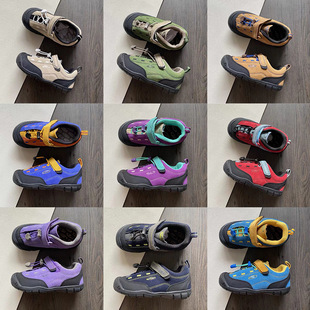 Jasper Autumn and Winter Outdoor Hiking Shoes Suede Cowhide Casual Sports Shoes for Boys, Girls, Middle and Large Children