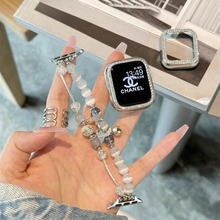 水钻西太后女苹果S9手表带适用iwatch小众Applewatch8高级567se潮