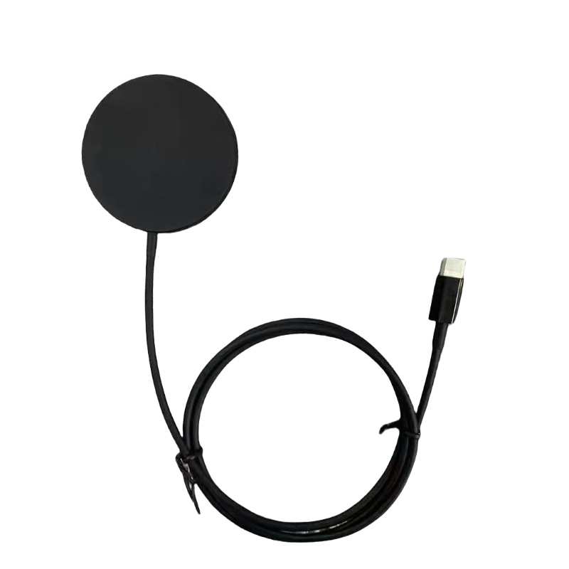 Cargador inalámbrico magnético MagSafe de aleación de aluminio para iPhone 12, adecuado para venta al por mayor transfronteriza