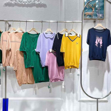 美菲锦天丝上衣25夏季直播间流量品牌大版型女装库存尾货供应链