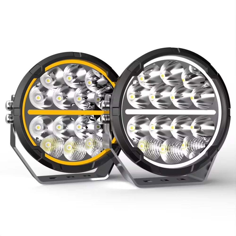 Inventario nórdico E-marca certificado CE Wrangler doble luz Strands 6.5 pulgadas 7 pulgadas vehículo todoterreno