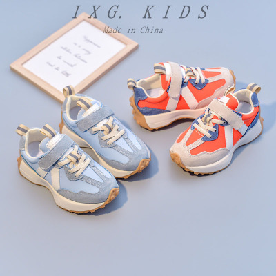children genuine leather Nike Cortez 2021 Autumn New products Korean Edition Boy non-slip gym shoes CUHK student Girls Shoes
