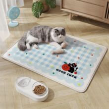 夏季冰垫猫咪凉席夏日耐抓冰丝冰窝凉感猫床不粘毛四季通用宠物垫