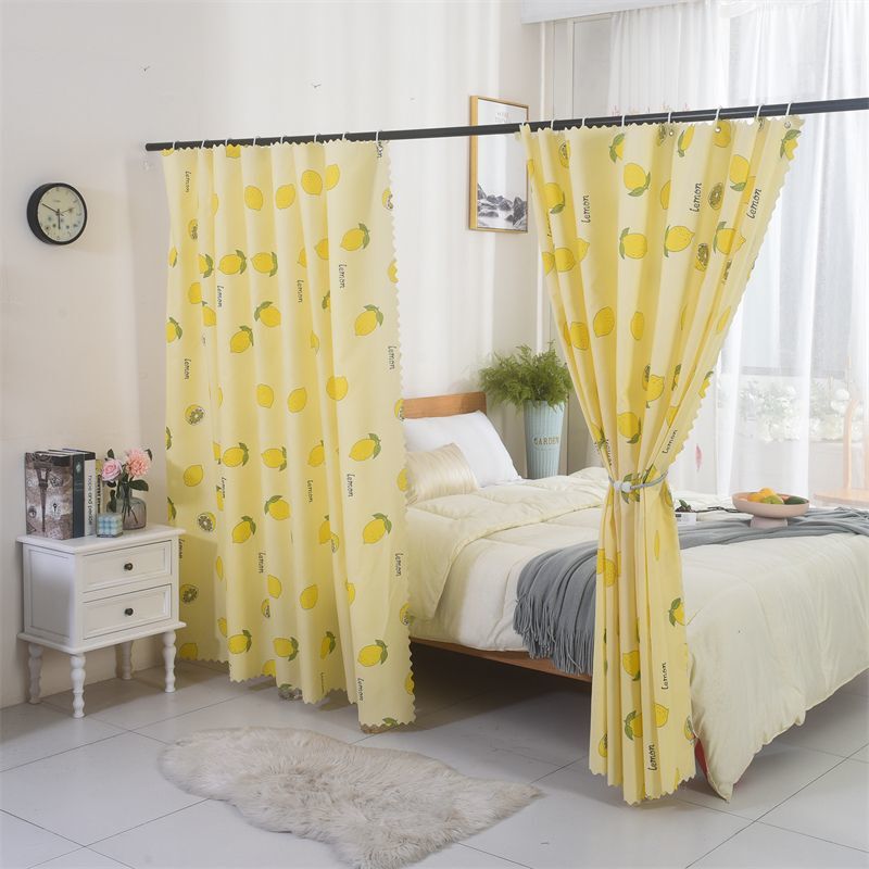 Bed Curtain, Bedroom, Living Room, Partition Curtain, Aisle Partition Cloth, Semi-Shading Rental House, Simple Privacy Door Curtain Cloth Wholesale