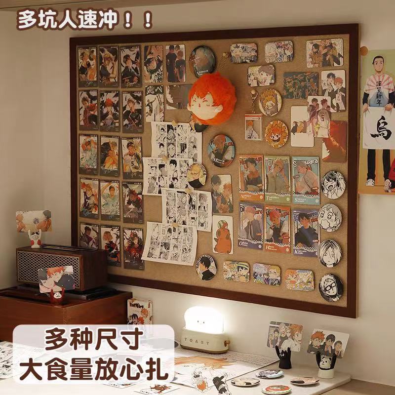 Felt Board Pegboard Display Board Wall Sticker DIY Decorative Wall Storage Background Board Polaroid Puzzle Idol Photo Wall