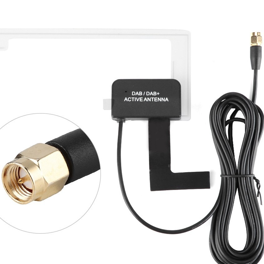 车载DAB欧洲数字广播天线 贴玻璃天线 隐形天线 增益天线