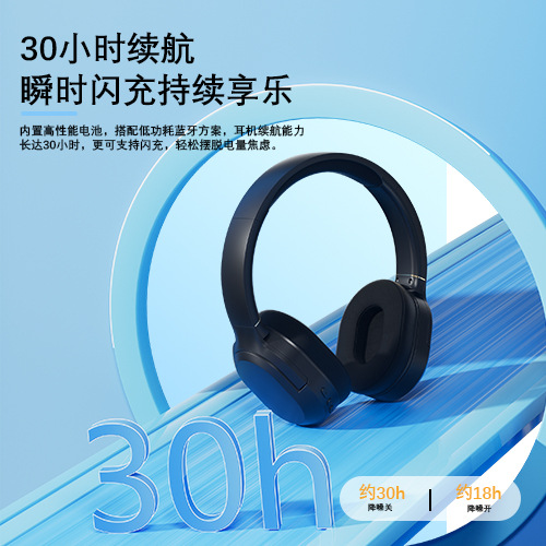 Selección estricta de auriculares transfronterizos, reducción activa de ruido real ANC, auriculares Bluetooth inalámbricos de alta calidad de larga duración