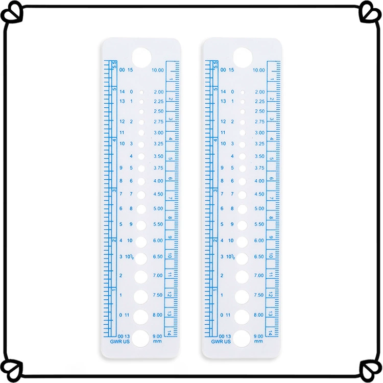 Многофункциональная пластиковая линейка шерстяной свитер вязание специальная линейка ручной работы DIY измерительная игла линейка
