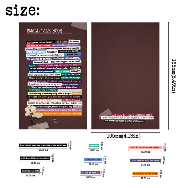 Cross-border new products Small Talk Stickers 60 diary scrapbook DIY…