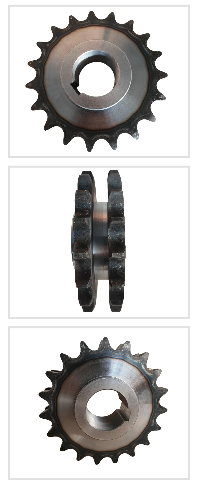 Non-Standard Industrial Double-Row Sprockets, Direct Sales from the Manufacturer, Sufficient Inventory, Various Specifications, Precision Transmission Sprockets