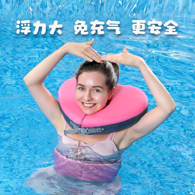 大人游泳圈成人救生圈泡沫实心加厚初学者学游泳装备女男大人