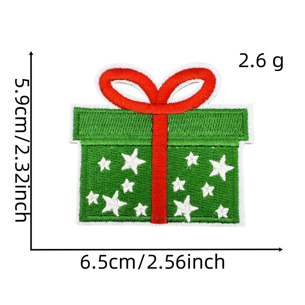 2g Weight Clothing Sticker Patches Classification 1 Piece, 1 Set Quantity Nonwoven, Polyester Material Christmas Festival Christmas Tree, Letter, Snowman Pattern Cute Style 1 Piece 1 Set Cute Christmas Tree Letter Snowman Nonwoven Polyester Clothing Sticker Patches 8