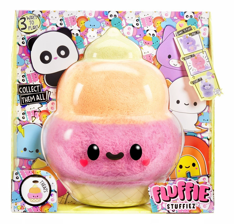 Плюшивая игрушка (MGA) Fluffie Surprise Doll, антистрессовая сжимающая игрушка, ассортимент персонажей