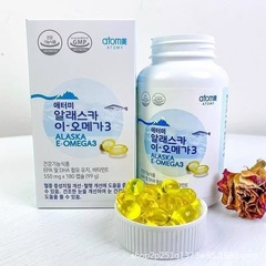 艾多美atomy官网正品代购180粒深海鱼油胶囊成人鱼油