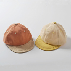 moinmlon春夏秋韓版軟檐鴨舌帽寶寶透氣遮陽帽子兒童棉防曬太陽帽